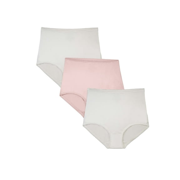 Radiant by Vanity Fair Women's Undershapers Light Control Brief Panty, 3 Pack