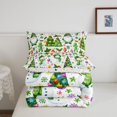 thumbnail image 5 of Manfei Vintage Snowman Twin Comforter Sets,Traditional Gingerbread Men Bedding Set,Christmas Reversible,2-Piece,1 Comforter and 1 Pillowcase, 5 of 7