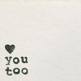 thumbnail image 2 of Wild Apple Portfolio 20x20 Gold Ornate Wood Framed with Double Matting Museum Art Print Titled - Love You Too, 2 of 4