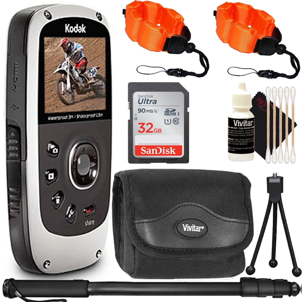 Kodak PlaySport Black Zx5 HD Waterproof Pocket Video Camera 2nd Generation 