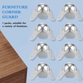thumbnail image 4 of BEADCEST 8Ud Protectores De Esquinas De Metal Plata Para Muebles Con Instalación Fácil Y Único, 4 of 7
