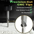 thumbnail image 3 of 10-Pack Double End Screwdriver Bits, Magnetic Phillips Bits #2 For Impact Driver, 1/4" Hex-Shank S2 Steel CNC Machined Tips$$Tools & Hardware Other, 3 of 7