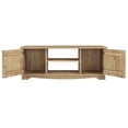 thumbnail image 3 of Bridge Brazil Wood TV Entertainment Stand Corona | Furniture Dash Antique brown color stain. Southwestern, 3 of 5