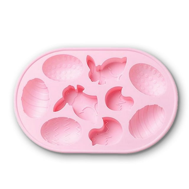 Billuyoard Molde de Pascua de silicona para hornear pastel de Chocolate moldes para pudín de magdalenas festival cocina cocina accesorios para el Type2 NO2