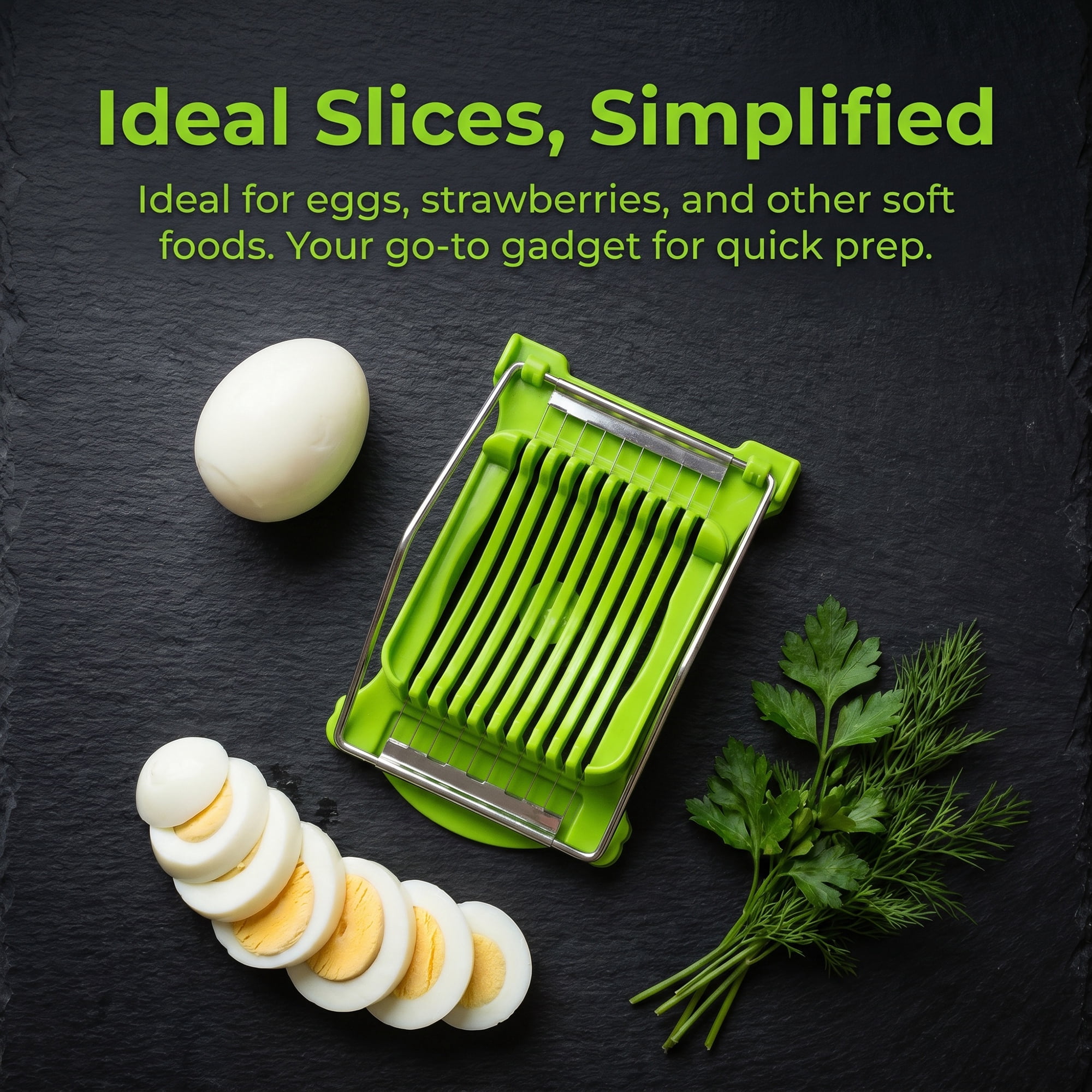 Unique Bargains Stainless Steel Wire Luncheon Meat Slicer for Cooking Green 5"x7.8"