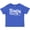 Royal Blue, variant on Inktastic Trombone Rough White Text Boys or Girls Toddler T-Shirt