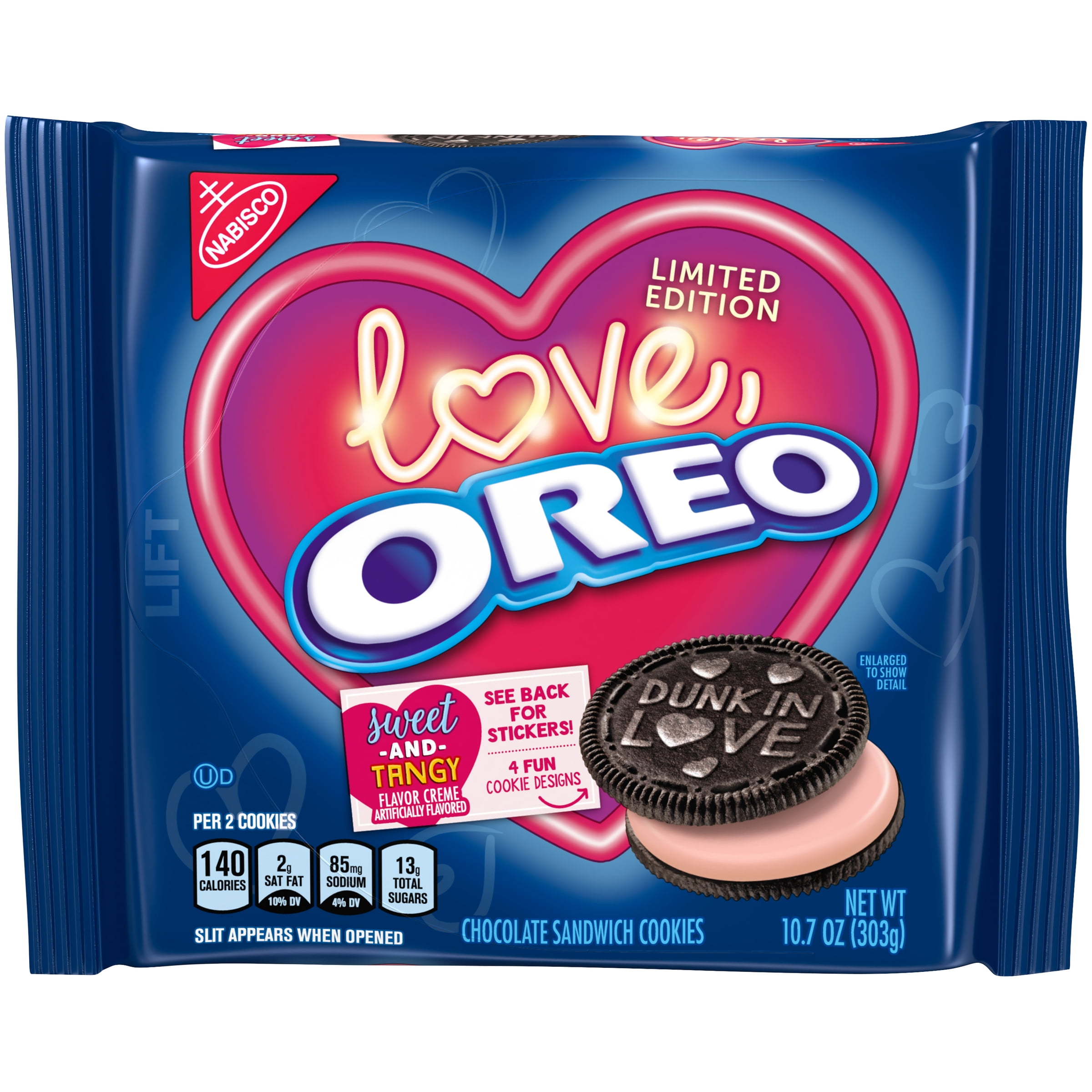 Oreo Love Chocolate Sandwich Cookies, 10.7 oz - Walmart.com