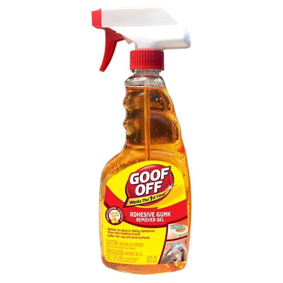 6 Pc, Goof Off Citrus Scent Adhesive Gunk Remover Gel 16 Oz