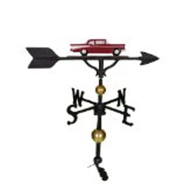 Montague Metal Products WV-313-RED 300 Series 32 inch Deluxe Red Classic Car Weathervane by Montague Metal Products Inc.