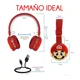 thumbnail image 3 of Diadema Audífonos Bluetooth Super Mario Manos Libres Color Rojo, 3 of 7