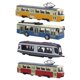thumbnail image 1 of 4pcs Aleación de La Aleación de La Aleación de La Aleación Simulación de 1:90 Desarrollo Toy Friction Powered Car Play Set D Baoblaze Tirar juguetes de bus, 1 of 7
