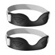 thumbnail image 5 of 2 correas para tendón rotuliano, rodilleras ligeras y cómodas, estabilizadoras de banda rotuliana para correr, bádminton, senderismo y gimnasio. Negro, 5 of 8