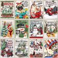 thumbnail image 2 of CHENISTORY-cuadros pintados a mano por números, póster de Navidad, pintura sobre lienzo, decoración del hogar, 2 of 4