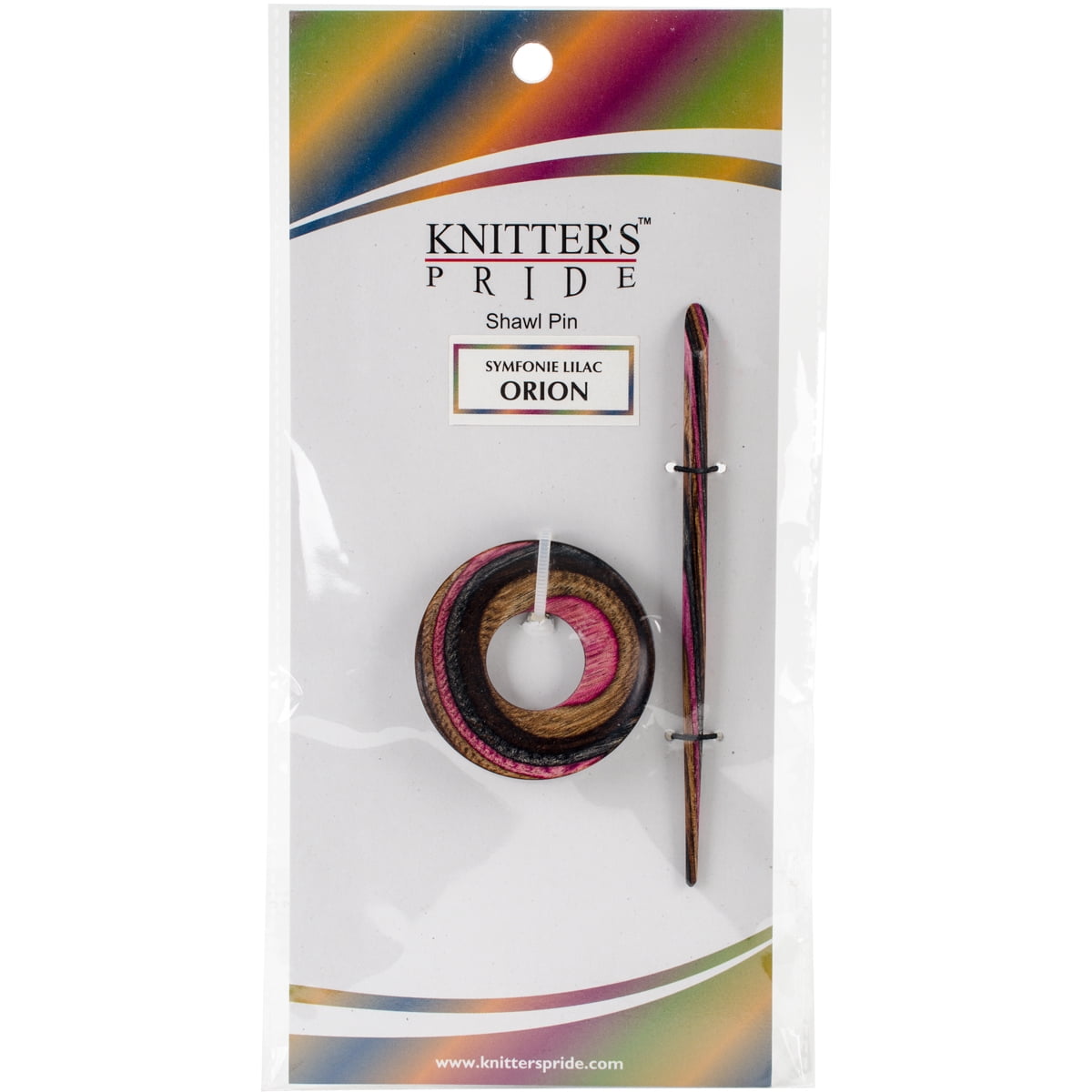 Knitter-s Pride Knitters Pride Shawl Pins Orion 08 Symfonie Wood Lilac 