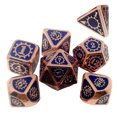 thumbnail image 2 of de Dados de Metal de 7 Piezas de Dados D&D de Metal Poliédrico Aleación de Zinc con para DN Yotijar Lote de dados poliédricos, 2 of 7