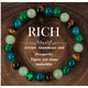 thumbnail image 3 of Buena suerte pulsera de cristal para los hombres las mujeres malaquita ojo de tigre de piedra de cuentas de cuerda elástica de joyería para el uso diario, 3 of 7