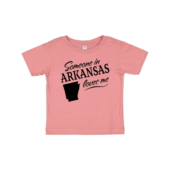 Inktastic Someone in Arkansas Loves Me Boys or Girls Baby T-Shirt