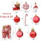 thumbnail image 2 of Juego de adornos de bolas de Navidad de para árbol de Navidad, inastillables decoraciones de árbol de Navidad con cajas, 2 of 3