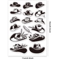 thumbnail image 6 of DIY Wild West Cowboy Hat Clear Stamps for Cards Making Hat with Feather Clear Stamp Seals Transparent Stamps for DIY Scrapbooking Photo Album Journal Home Decoration DIY, 6 of 8