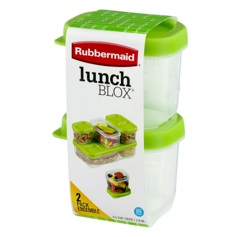 Rubbermaid, Lunchbox, Sandwich Kit, Green 5 Count 