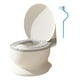 thumbnail image 4 of Orinal de entrenamiento para niños, silla de baño compacta, asiento de inodoro para bebés, entrenamiento Asiento de PU gris, 4 of 9