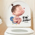 thumbnail image 2 of Bgsha Funny Toilet Stickers Toilet Lid Stickers for Bathroom Fun Cartoon Sticker Decal, 2 of 9