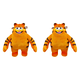 thumbnail image 1 of Lindo Gato Peluche Juguete Coleccionable Regalo para Fanáticos Y (papá Gato), 1 of 6