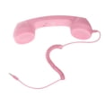 thumbnail image 1 of 1X Auricular Micrófono de Microteléfono de Teléfono Accesorio de sonido para Llamadas Suaves Fácil de de Teléfono Ordenad Rosado, 1 of 8