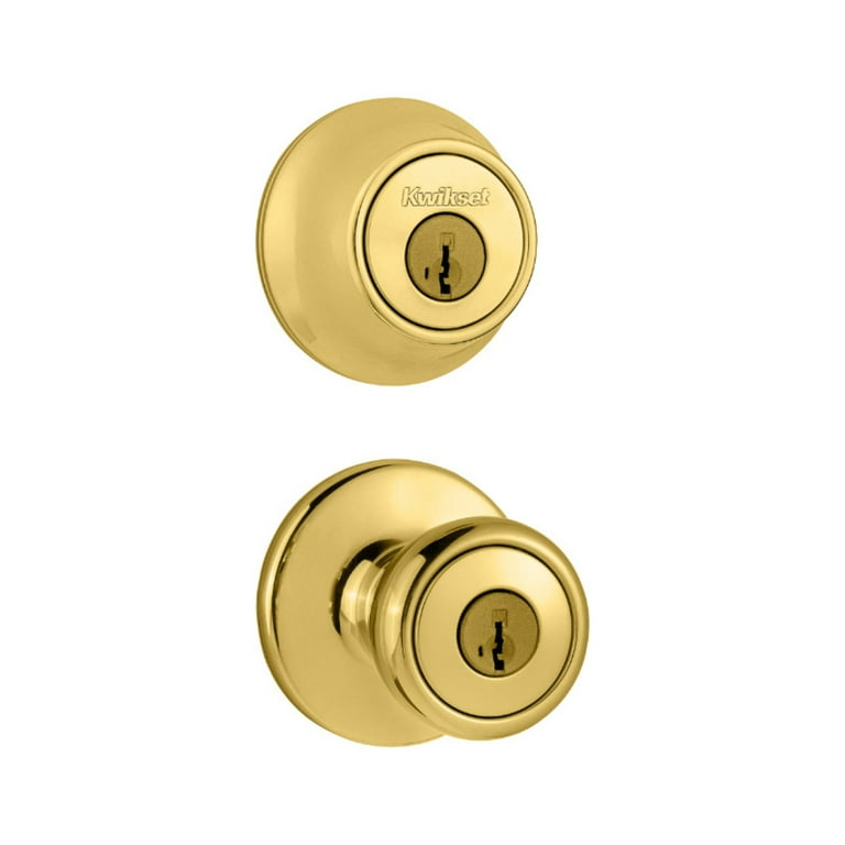 Kwikset Tylo Antique Brass Entry Knobs ANSI/BHMA Grade 3 1-3/4 in. Kwikset Tylo Antique Brass Entry Knobs ANSI/BHMA Grade 3 1-3/4 in.