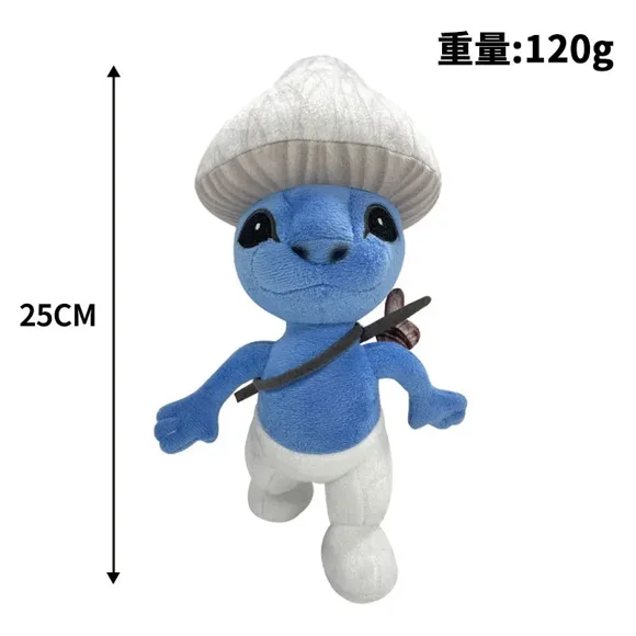 Hot 25cm Anime Smurf Cat Plush Animals Blue Elf Cat Plush Toy Funny Popular Home Sofa Cushion Dolls Children Birthday Xmas gifts Smurf Cat