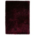 thumbnail image 3 of Rugsotic Carpets Hand Tufted Shag Polyester Eco-Friendly Area Rugs - 3'x5', Rectangle, Violet Black, Plain Solid Design, High Pile Handmade Anti Skid Rugs for Living Room, Bed Room K00111, 3 of 5