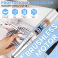thumbnail image 2 of Taladro de uñas Kredioo Professional, sin escobillas, 40 000 RPM, recargable, 2 of 9