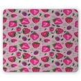 thumbnail image 1 of Fruit Mouse Pad, Natural Theme Strawberries Blackberries and Raspberries Summer Pattern, Rectangle Non-Slip Rubber Mousepad, Magenta and Grey Pink, by Ambesonne, 1 of 2