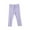 Purple-01, variant on Ugoldhm Girls Leggings Solid Color Slim Casual Summer Sport Pant Cropped Capris 3-13 Years