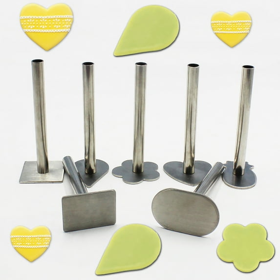 1 Set Pineapple Heart Shape Biscuit Cutter- Mirror Polishing, Rustproof, Detachable, Easy to Clean, Quick Release, Non-Stick, Stainless Steel, Cookie Mold Kitchen Tools