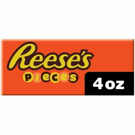 Pack of 2 Reese's Pieces Peanut Butter In a Crunchy Shell Candy, Box 4 oz