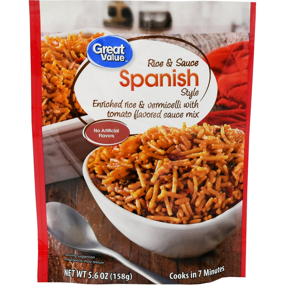 Great Value Rice & Sauce, Spanish Style, 5.6 oz