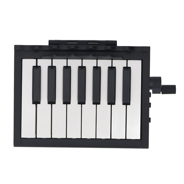 Calendario De Piano 2025, Caja De Música Con Calendario De Piano Reproducible Con 52 Partituras Musicales, Mini Calendario De Escritorio Para Piano Con Carga USB, Regalos Que