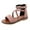 Pink, variant on PINQI Girls Kids Leather Gladiator Sandals Ankle Open Toe X-Strap Flat Shoes Summer Casual Rubber Sole Non Slip Shoes Comfy
