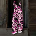 thumbnail image 6 of EANJE Halloween Women's Jumpsuits Wide Leg Adjustable Gothic Skull Floral Print Overall Sleeveless Womens Rompers Straps Jumpsuits Plus Size Bib Overalls Winter Clothing Pink XL, 6 of 6