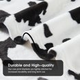 thumbnail image 2 of 1 Piece 40x60 Inch Cow Print Fuzzy Throw Blanket Flannel Fleece Soft Warm Plush Couch Bed, 2 of 6