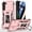 Rose Gold, variant on ANTSHARE for Samsung Galaxy S26 Plus 5G Case with HD Screen Protector & Slide Camera Cover & Rotated Ring Kickstand, [Military-Grade] Phone Case for Galaxy S26 Plus 5G