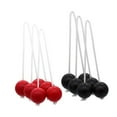 thumbnail image 3 of yotijay 6x Ladder Balls Backyard Game Easy to Use Outdoor Lawn Yard Ladder Toss Game 3 Red and 3 Black, 3 of 9
