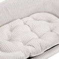 thumbnail image 4 of Christopher Knight Home Small Dog Bed with Corduroy Cushion & Solid Wood Legs, 30" x 22", Beige, 4 of 8
