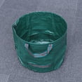 thumbnail image 2 of EIMELI 120L Large Capacity Garden Bag Reusable Leaf Sack Trash Can Foldable Garden Garbage Waste Collection Container Storage Bag (Green), 2 of 10
