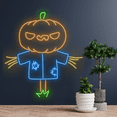 thumbnail image 4 of Straw Man Neon Signs, Halloween Long-lasting Light Decor, 4 of 4