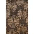 thumbnail image 1 of Hawthorne Collection Tapis Rond 5 Pieds x 7 Pieds7 Pouces en Brun et Beige, 1 of 1