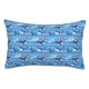 thumbnail image 1 of Fotbe Blue Fish Funda de Almohada Decorativa Estilo Occidental, Lujo en Algodón, Fundas para Almohadas King, Cojín Estampado para Decoración del Hogar-14"x20", 1 of 6