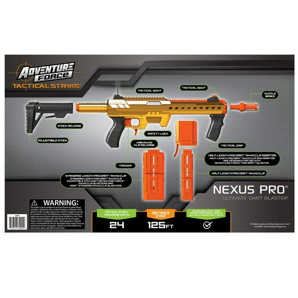 Adventure Force Nexus Pro 検索用　ナーフ Adventure Force Tactical Strike Nexus Pro Ultimate Dart Blaster