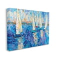 thumbnail image 2 of Stupell Industries Expressive Sailboat Waters Abstract Nautical Ship Painting, 40 x 30, Design by Jeanette Vertentes, 2 of 5